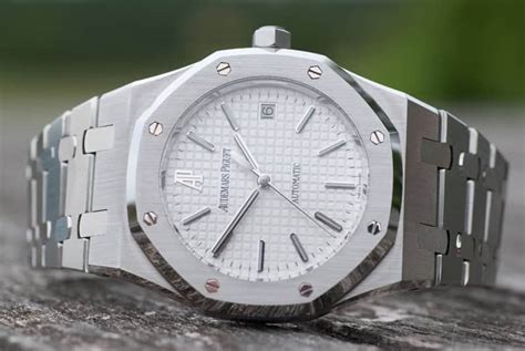 audemars piguet royal oak weißes zifferblatt|Audemars Piguet Royal Oak for $29,500 for sale from a.